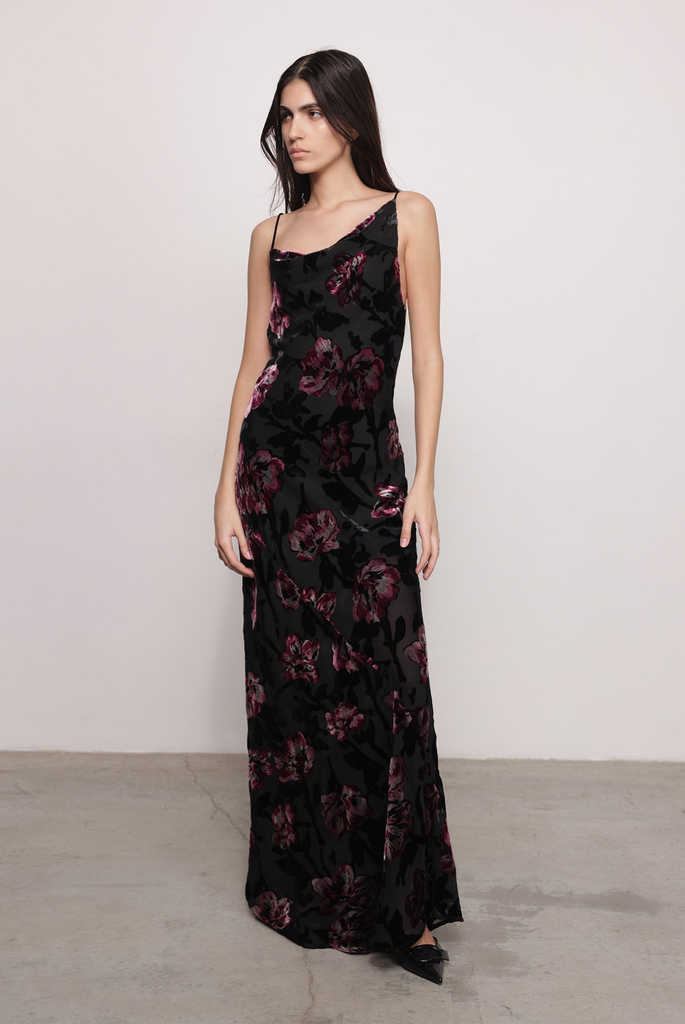 SABINA MUSAYEV - floral_devore_black_fw_25_26