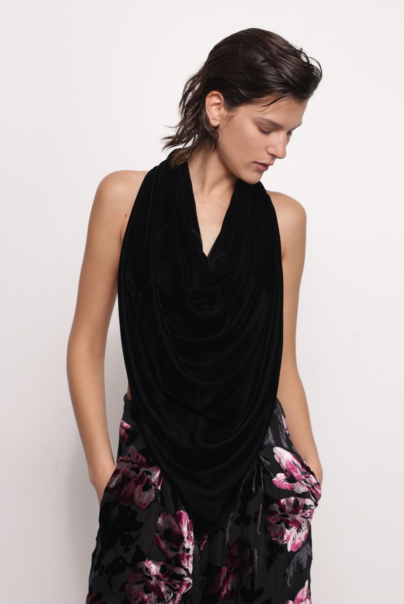 SABINA MUSAYEV - floral_devore_black_fw_25_26