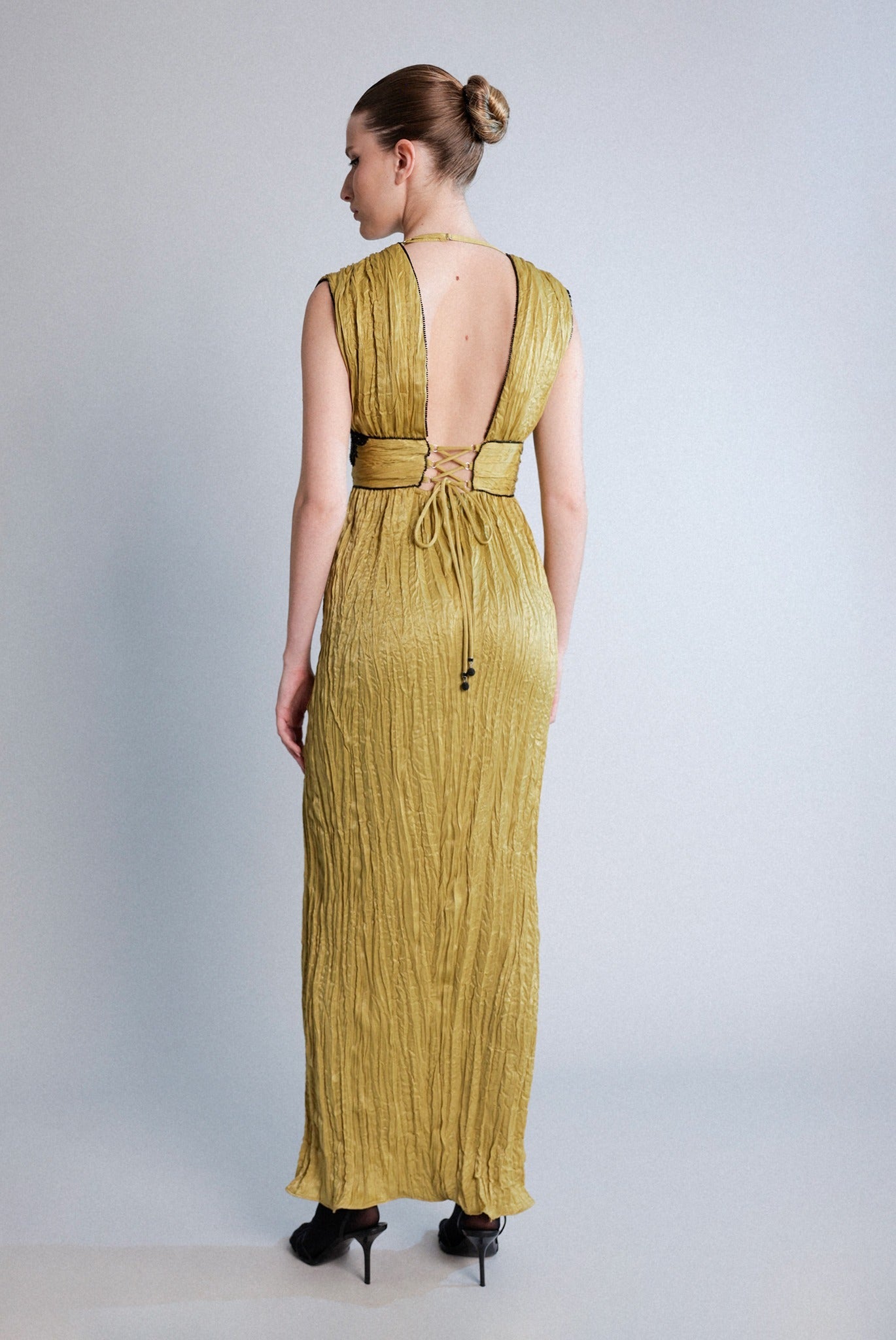 SABINA MUSAYEV - crinkled_satin_antique_gold_pre_spring_26