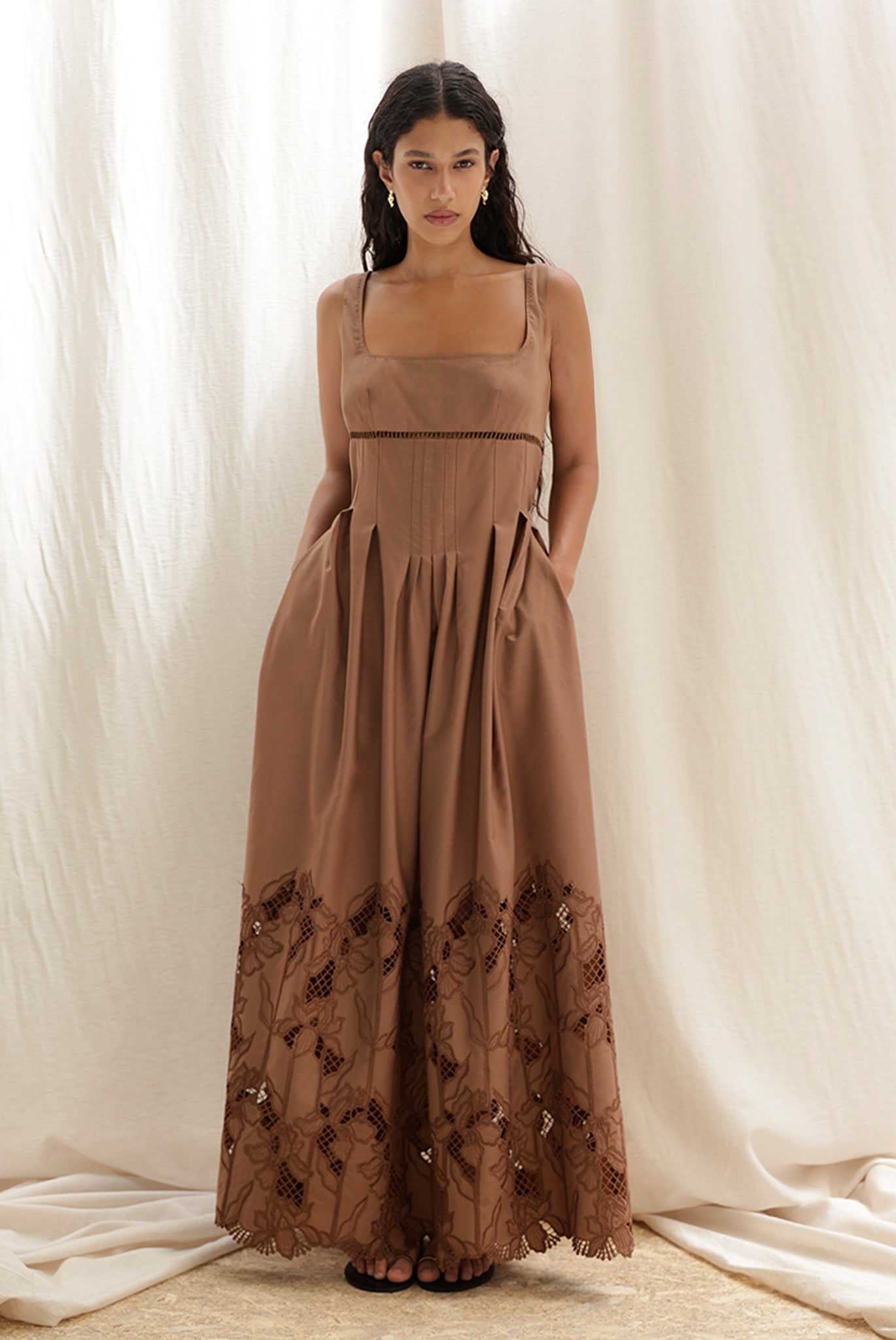 SABINA MUSAYEV - embroidered_poplin_mocha_pre_spring_26