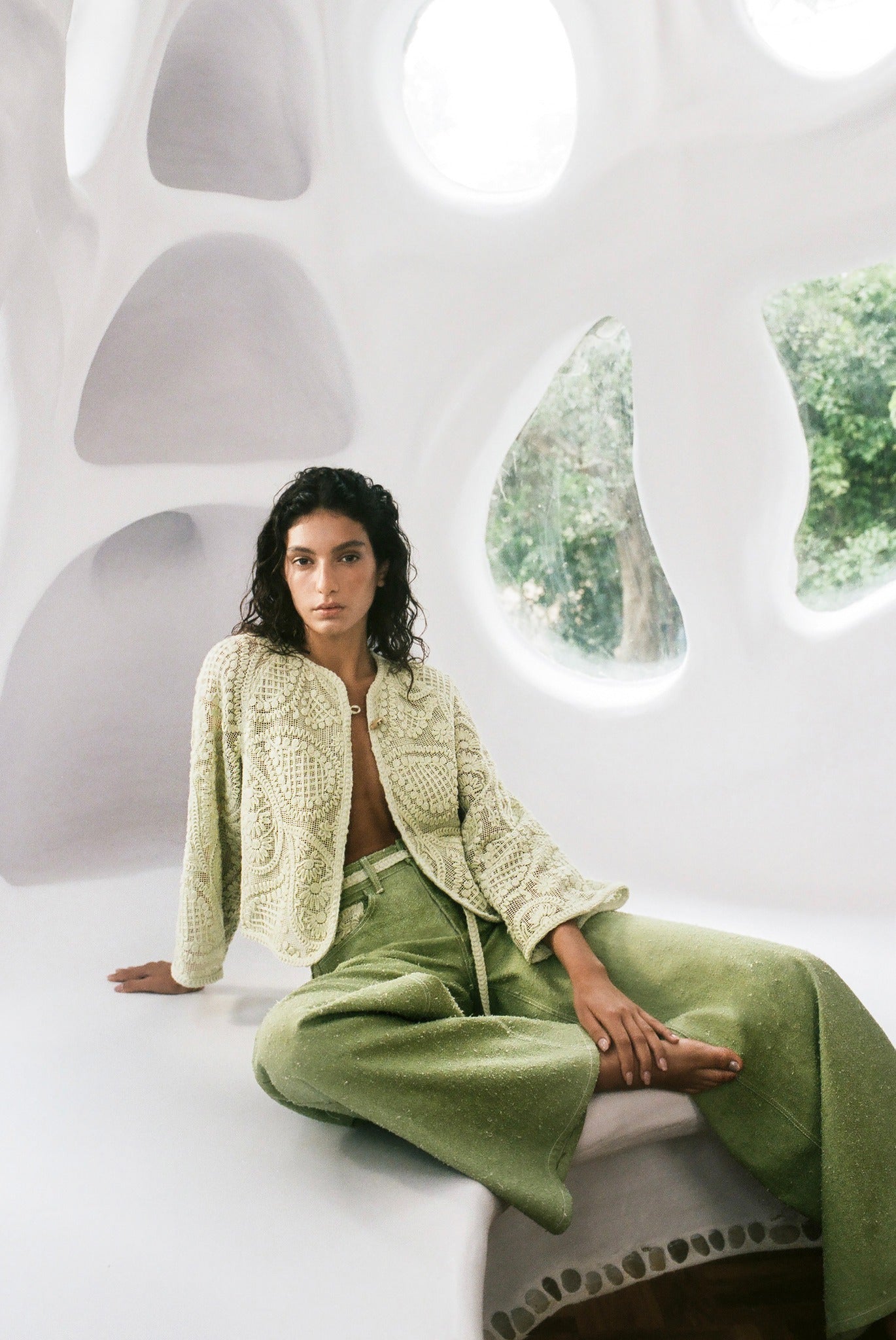 SABINA MUSAYEV - boucle_denim_matcha_summer_26