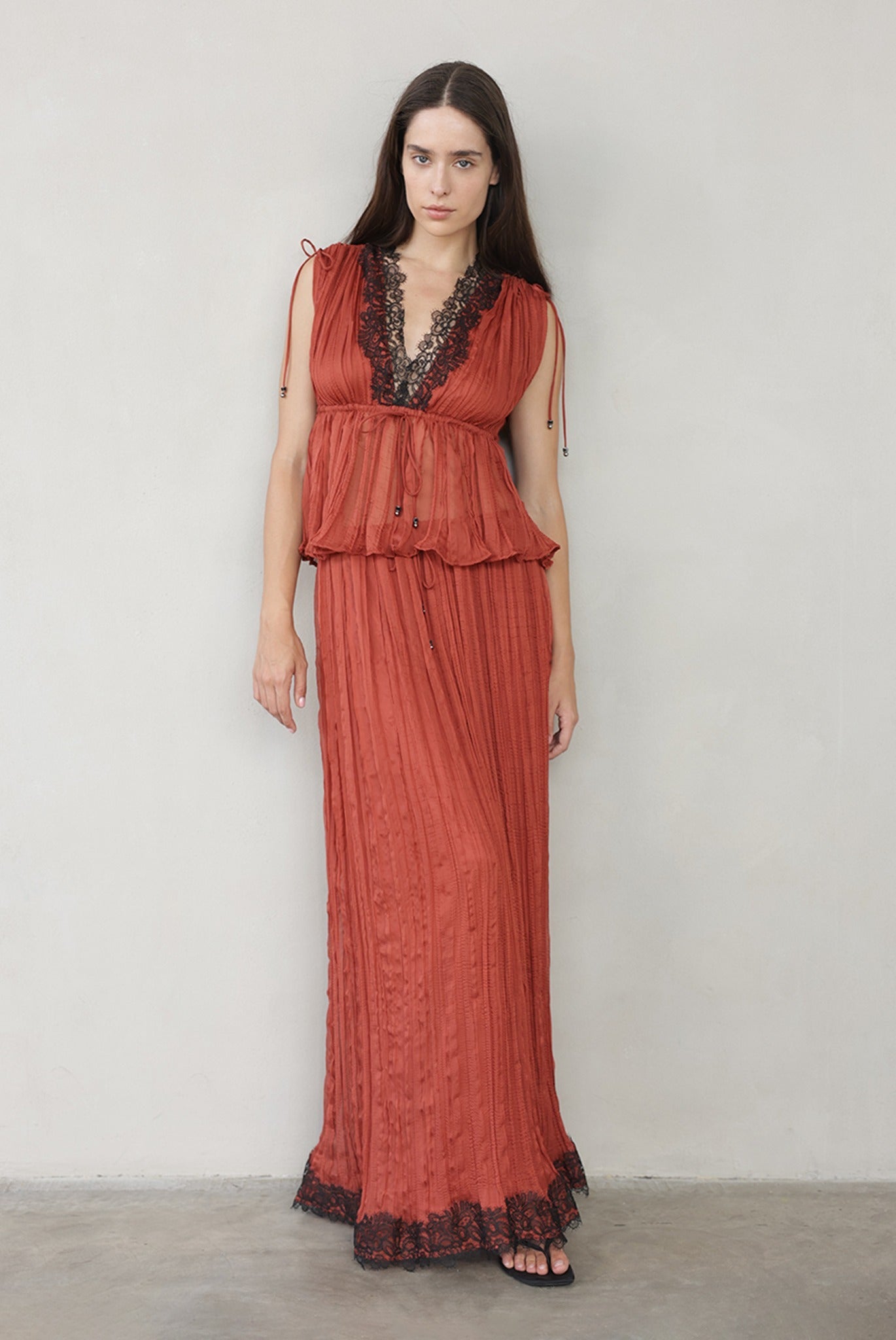 SABINA MUSAYEV - pleated_chiffon_paprika_summer_26