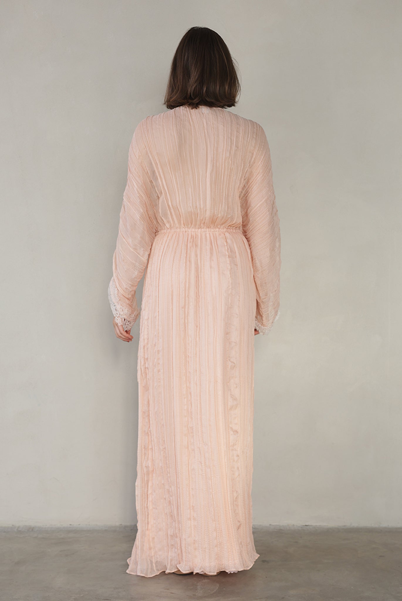 SABINA MUSAYEV - pleated_chiffon_peach_summer_26