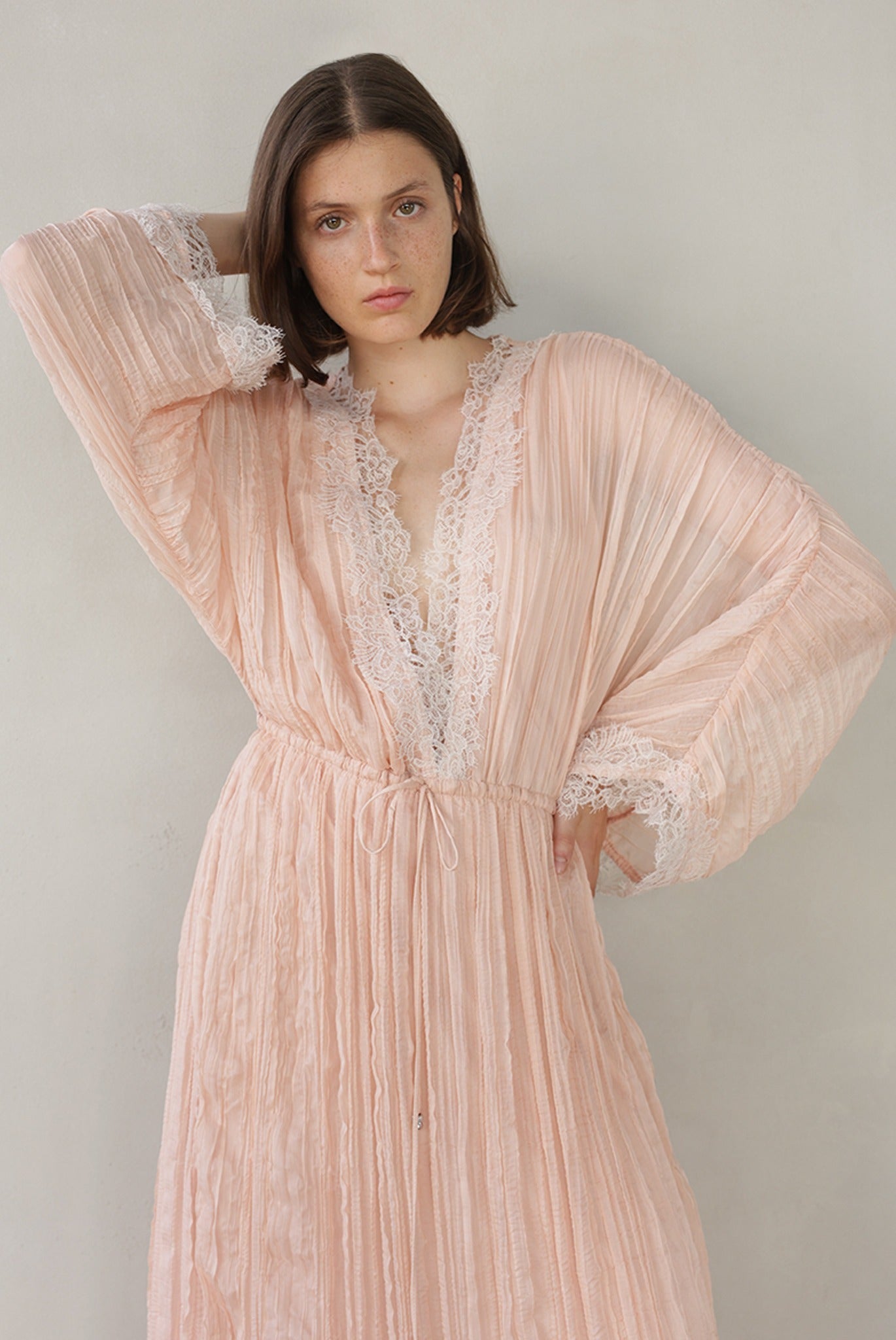 SABINA MUSAYEV - pleated_chiffon_peach_summer_26