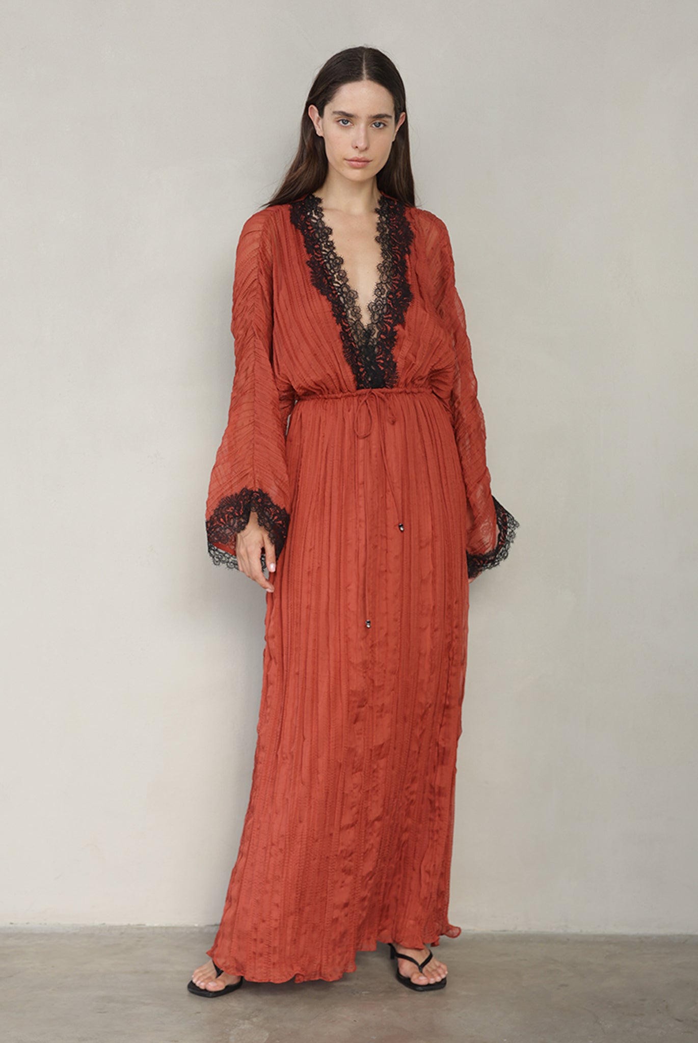 SABINA MUSAYEV - pleated_chiffon_paprika_summer_26