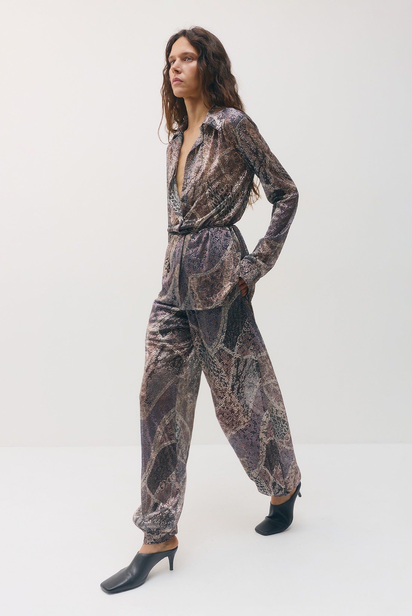 SABINA MUSAYEV - printed_ray_lurex_silver_purple_print_fw_26_27
