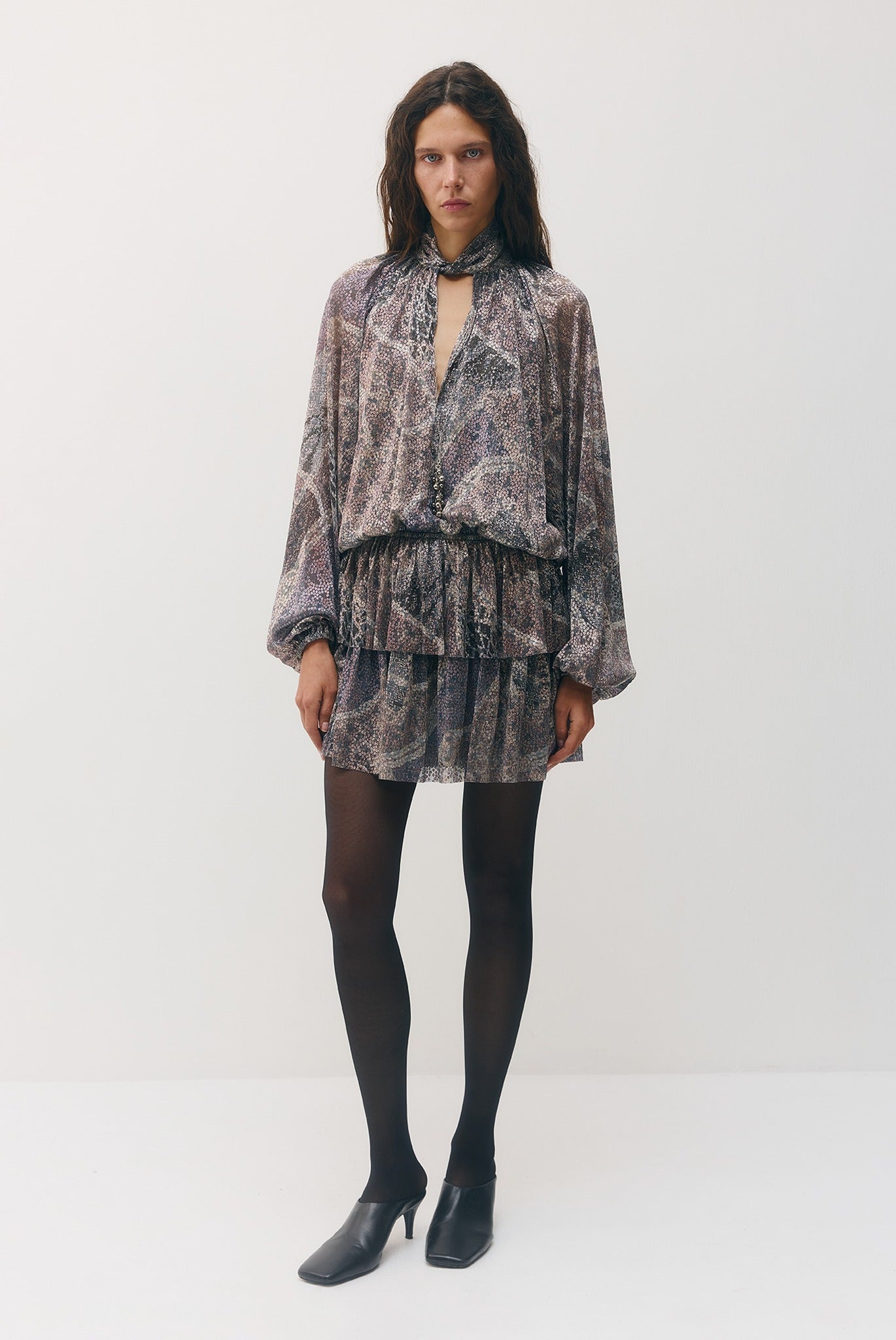 SABINA MUSAYEV - printed_ray_lurex_silver_purple_print_fw_26_27